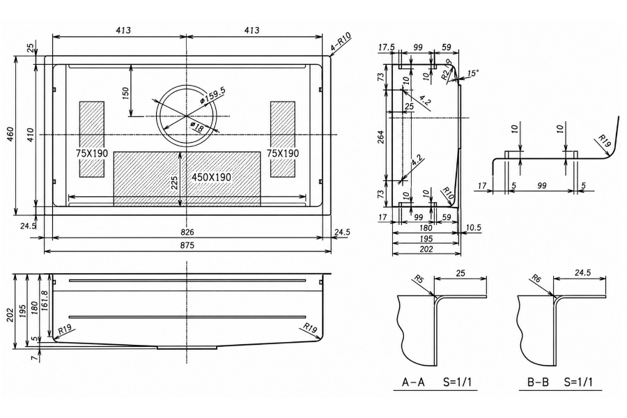 Chậu rửa chén Shigeru LE JSL-K 3F FS