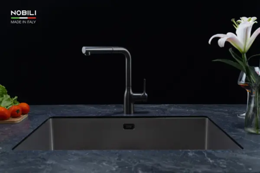 Vòi rửa chén Nobili MANIA NB216LTB nóng lạnh