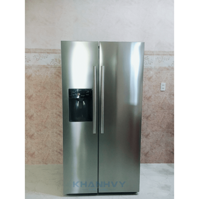 Tủ lạnh Side by Side KAFF KF-SBS600BWT