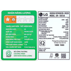 Tủ lạnh LG GR-X257JS Side By Side 635 lít