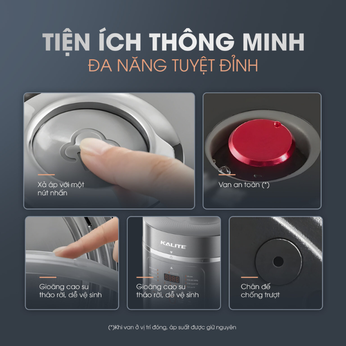 Nồi áp suất Kalite KPC5001 5L