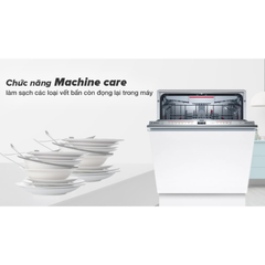 Máy rửa chén Bosch SMV6ZCX42E Series 6, âm tủ công nghệ Zeolith, Home connect