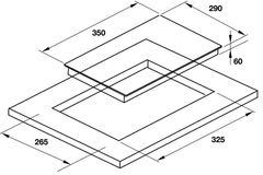Bếp từ đơn âm Hafele HC-I3012BB 536.61.760 1 vùng nấu