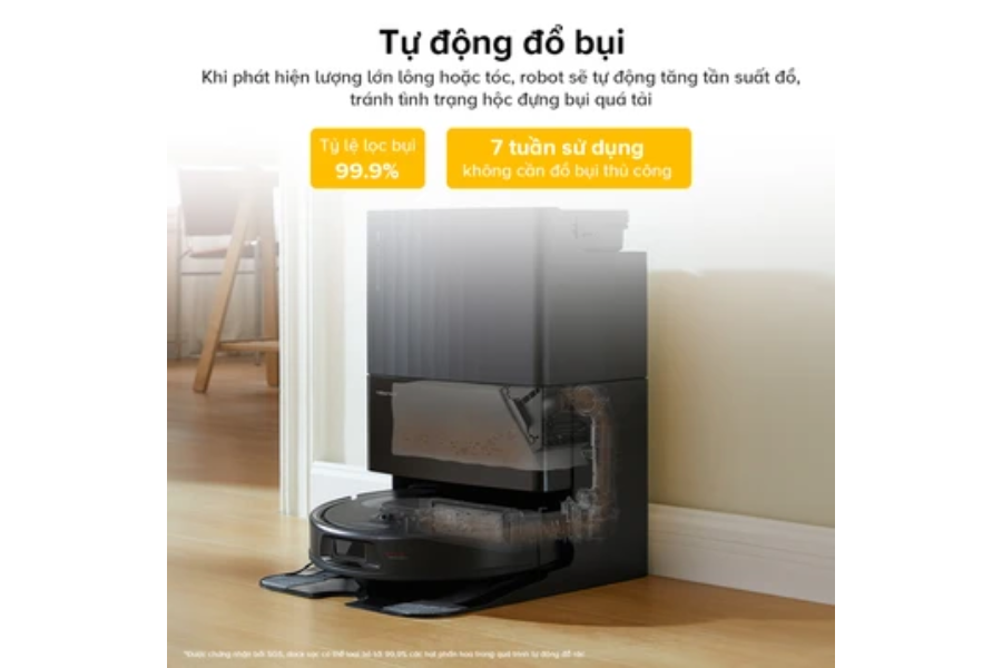 Robot hút bụi lau nhà Roborock QR 798 (màu đen)