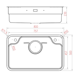 Chậu rửa chén Nobinox LIKEN NL790D
