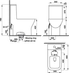 Bồn cầu Hafele 588.82.438