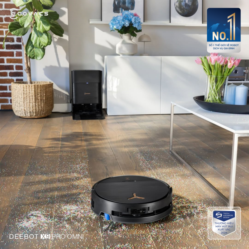 Robot hút bụi Ecovacs Deebot X9 Pro Omni