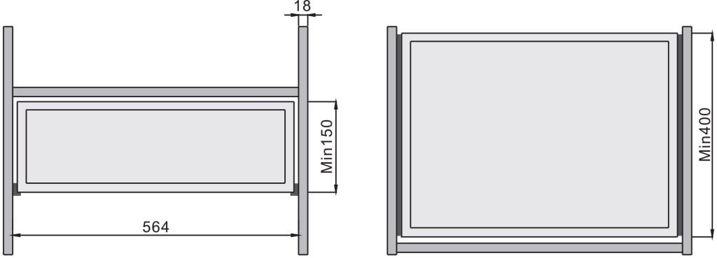 Bộ thanh treo quần áo nâng hạ Imundex 7 907 205