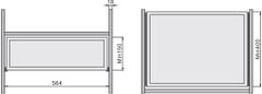 Bộ thanh treo quần áo nâng hạ Imundex 7 907 205