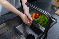 Vòi rửa chén Nobili MANIA NB216LTB nóng lạnh