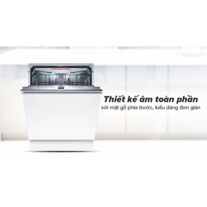 Máy rửa chén Bosch SMV6ZCX42E Series 6, âm tủ công nghệ Zeolith, Home connect