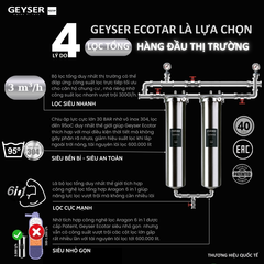 Hệ thống lọc tổng đầu nguồn Geyser Ecotar 2F