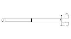 Thanh Thoát Hiểm Imundex 707.19.950 - Inox 304-Bề mặt mờ