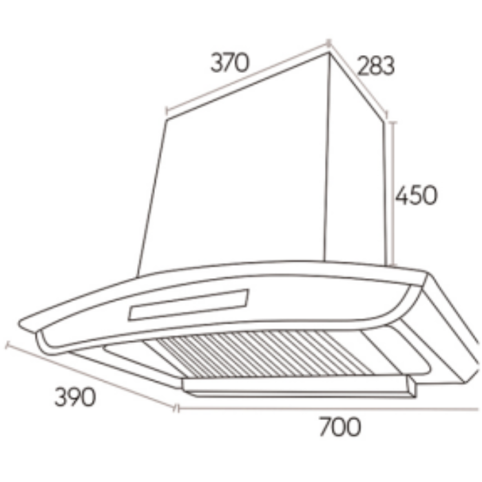 Máy hút mùi Canzy CZ-ML9-70DC