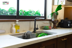 Vòi rửa chén Nobili MANIA NB216LTB nóng lạnh