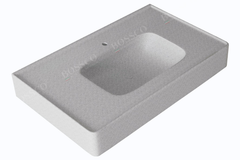 Chậu lavabo Bossco BC-LB8050XKS xám kim sa