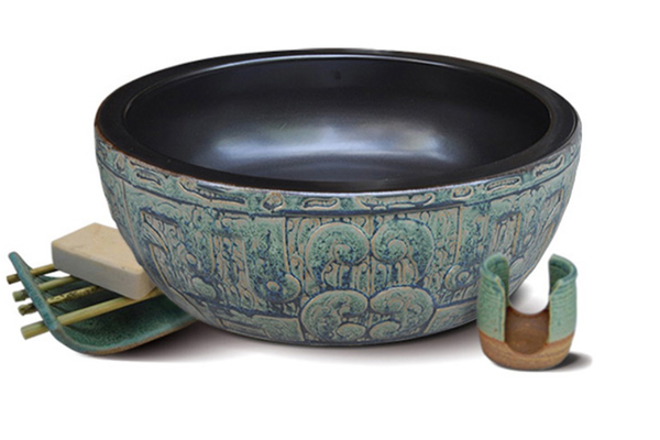 Chậu lavabo Kanly SU014 sứ mỹ thuật
