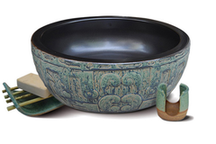 Chậu lavabo Kanly SU014 sứ mỹ thuật