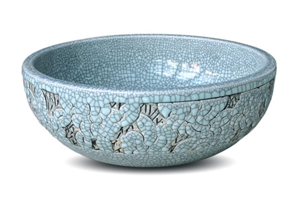 Chậu lavabo Kanly SU126 sứ mỹ thuật