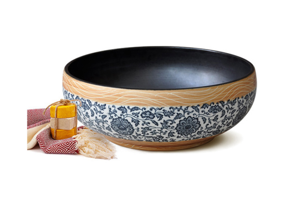Chậu lavabo Kanly SU113 sứ mỹ thuật