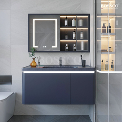 Tủ lavabo Bossco BC-A01XĐ xám đậm
