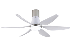 Quạt trần Asia Lighting QT19-TB-01 6 cánh màu trắng bạc