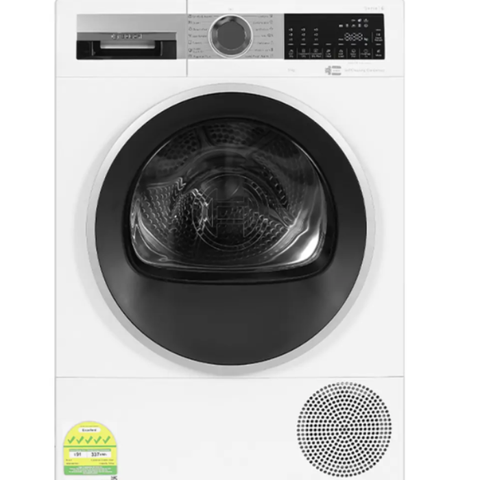 Máy sấy bơm nhiệt Bosch 9 kg WQG24570SG Series 6