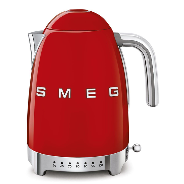 Ấm đun siêu tốc Smeg KLF04RDEU màu đỏ bóng