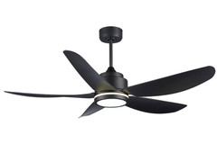 Quạt trần Benny BF-C52LUX(B) 5 cánh Amore Enterno màu đen có đèn