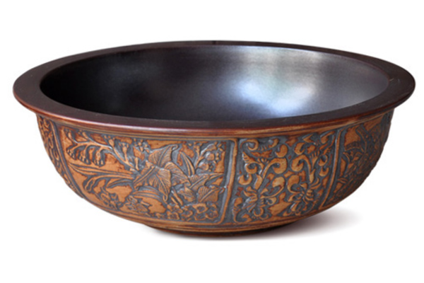 Chậu lavabo Kanly SU114 sứ mỹ thuật