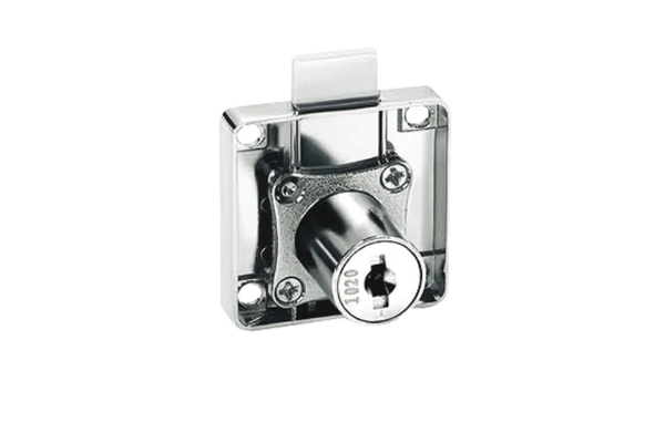 Khóa tủ Hafele 482.01.110 D18x22 mạ niken 2 level
