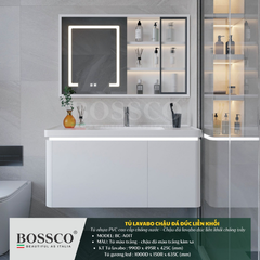 Tủ lavabo Bossco BC-A01T màu trắng