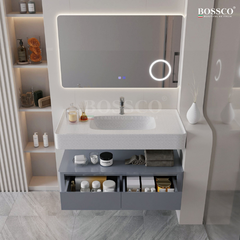 Tủ lavabo Bossco BC-D01X màu xám