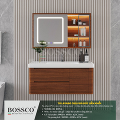 Tủ lavabo Bossco BC-B01VG màu vân gỗ