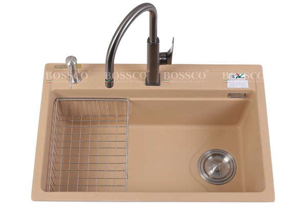 Chậu rửa chén Bossco BC-MT7550VK 1 hộc