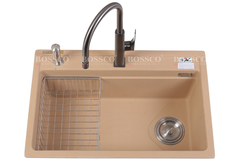 Chậu rửa chén Bossco BC-MT7550VK 1 hộc
