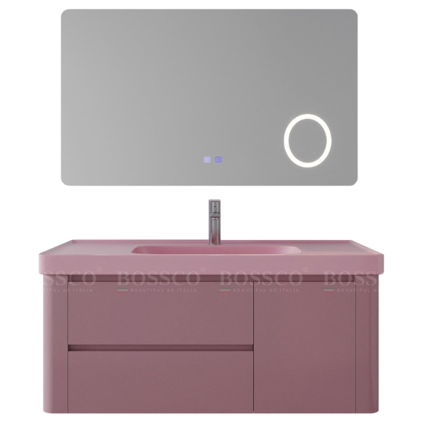 Tủ lavabo Bossco BC-B03H màu hồng
