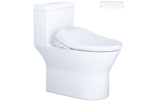 Bồn cầu Caesar C1374F kết hợp nắp thông minh TAF610H