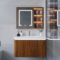 Tủ lavabo Bossco BC-A02VG màu vân gỗ