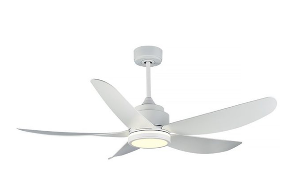 Quạt trần Benny BF-C52LUX(W) 5 cánh Amore Enterno màu trắng có đèn