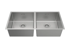 Chậu rửa chén Inox Hafele Satin R10 HS24-SSN2S-870 567.24.437