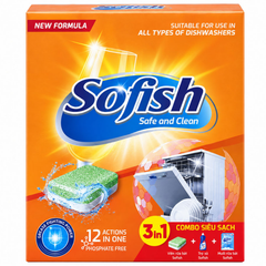 Combo rửa bát Sofish 3 in 1