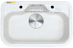 Chậu rửa chén Bossco BC-PT7850TKS 1 hộc trắng kim sa