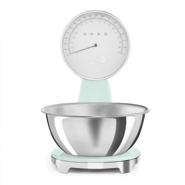 Cân điện tử Smeg KSF01PGWW màu xanh lá pastel