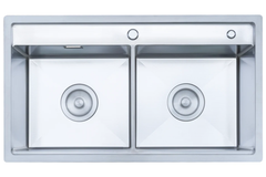 Chậu rửa chén Nobinox LUMIA NJ508D 2 hộc