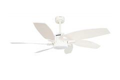 Quạt trần Benny BF-C52B6(W) 6 cánh Milano màu trắng có đèn