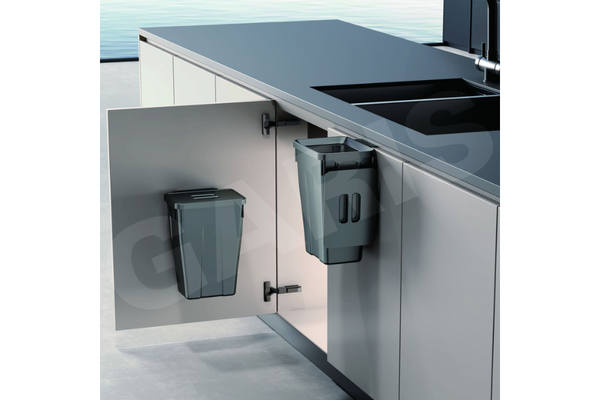 Thùng rác mini Garis GW04.21 3l màu xám