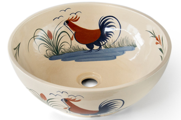 Chậu lavabo Kanly GV107 gốm mỹ thuật