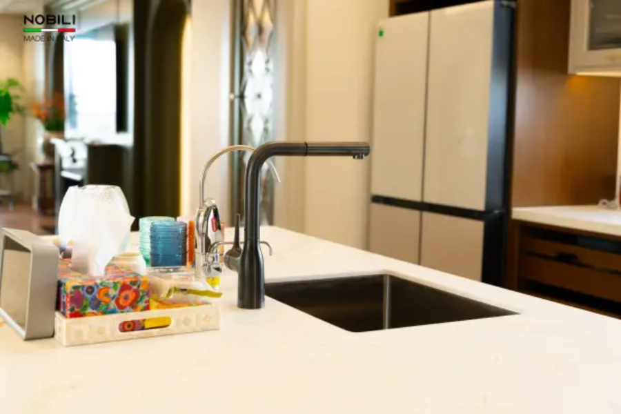 Vòi rửa chén Nobili MANIA NB216LTB nóng lạnh