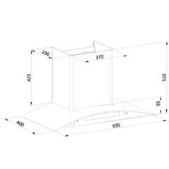 Máy hút mùi Canzy CZ-806-A5G